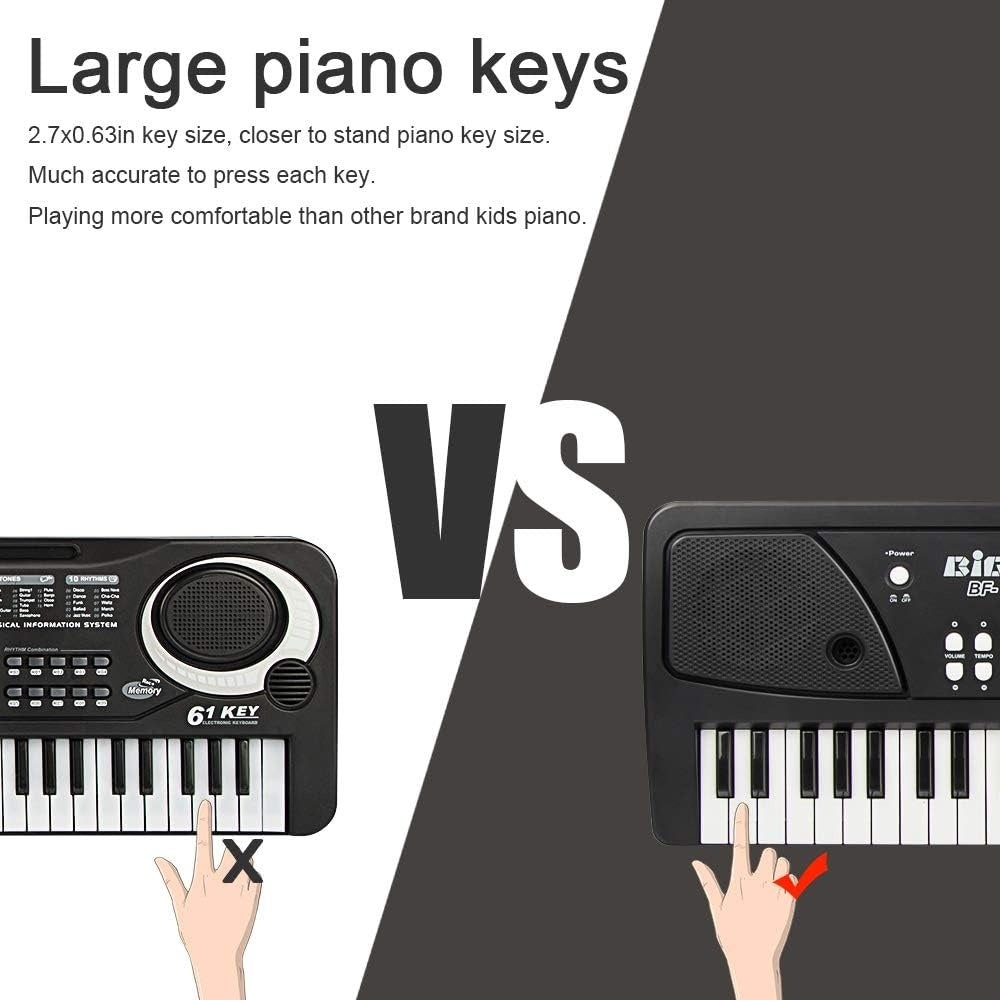 61-Key Digital Keyboard Piano