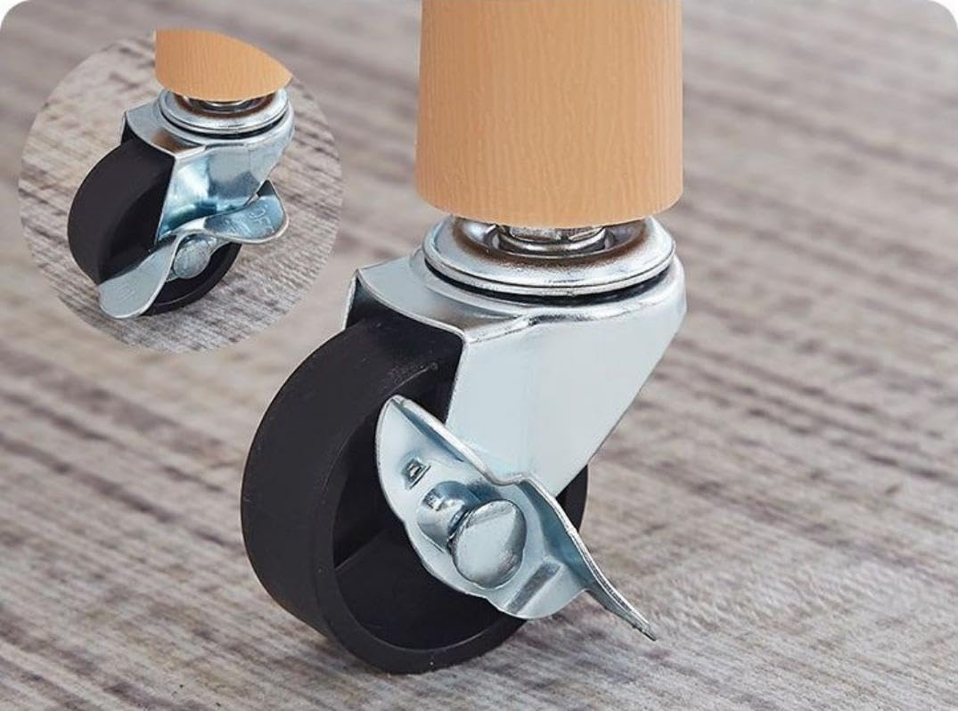 Tier Round Rolling Cart