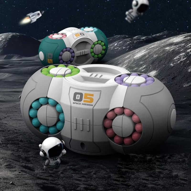 Space UFO Rotating Magic Bean Cube
