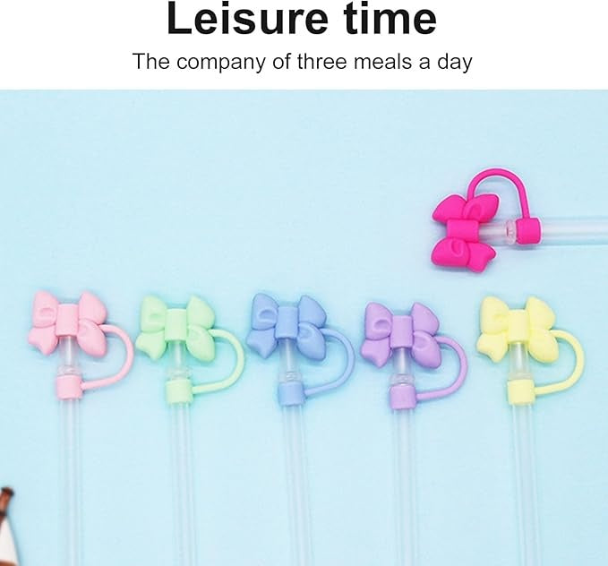 Bow Straw Covers Cap Toppers