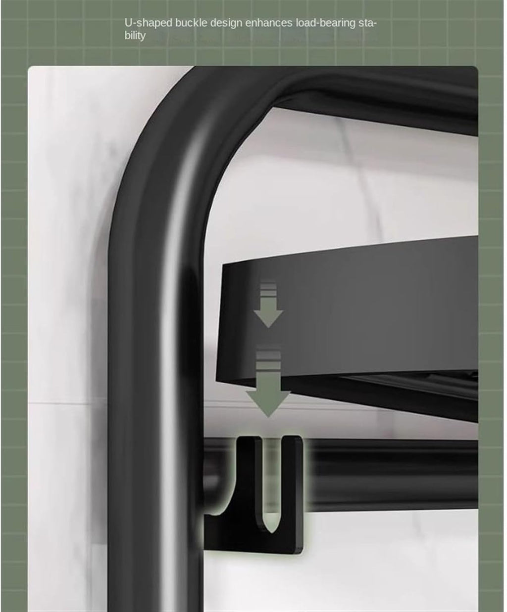Foldable Corner Shelf Rack (4-Tier)