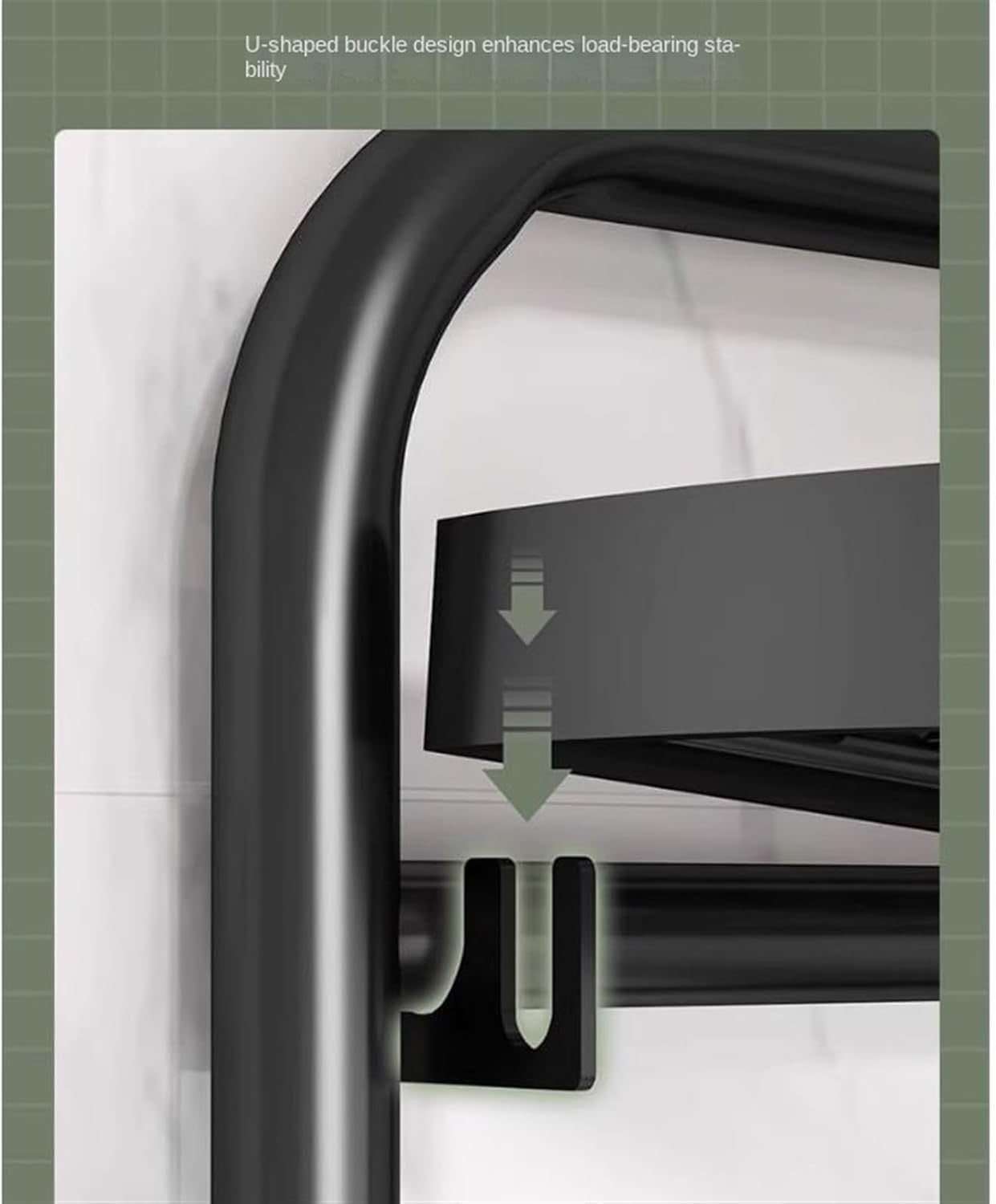 Foldable Corner Shelf Rack (4-Tier)