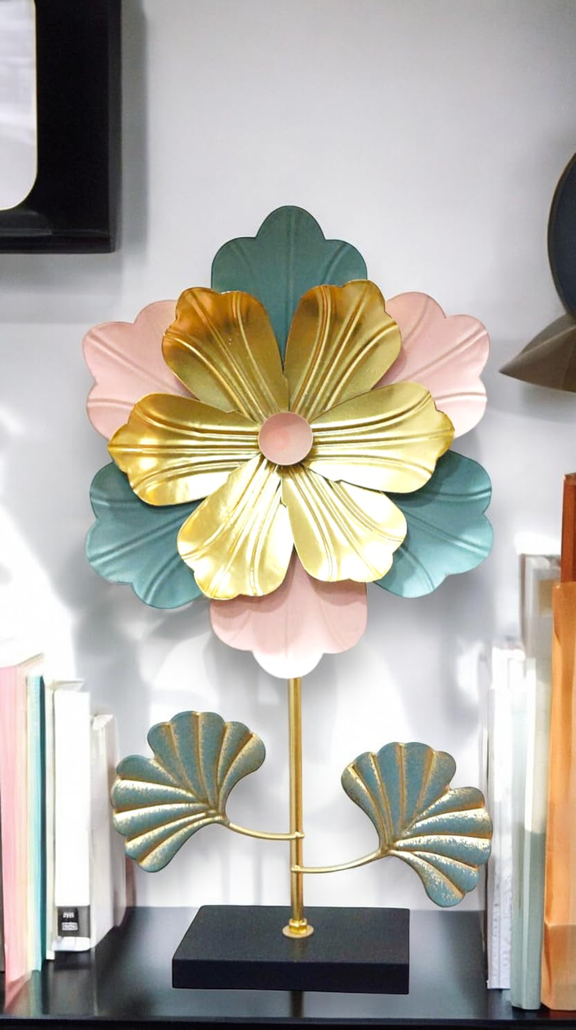 Metal Monstera Flower Decor