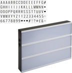 Cinematic Light Box with Letters