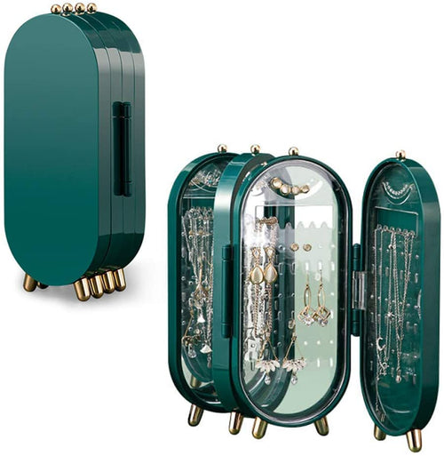 Acrylic Foldable Jewelry Box with Mirror