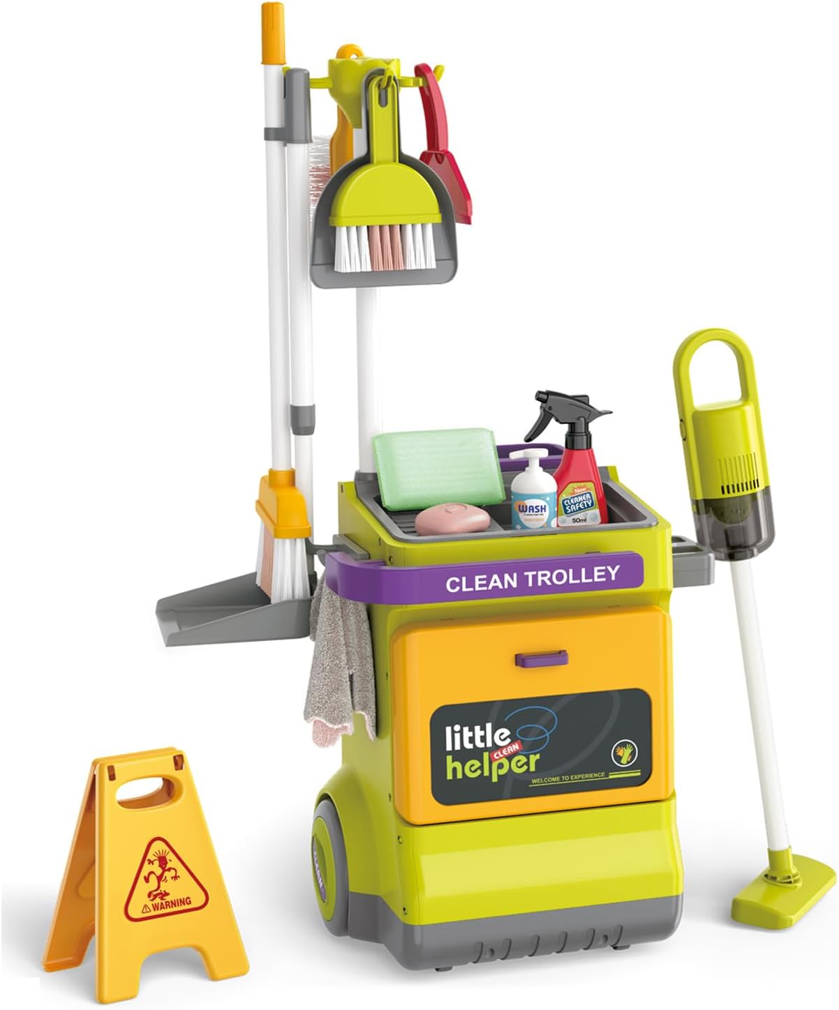 MiniClean Kids Cleaning Cart