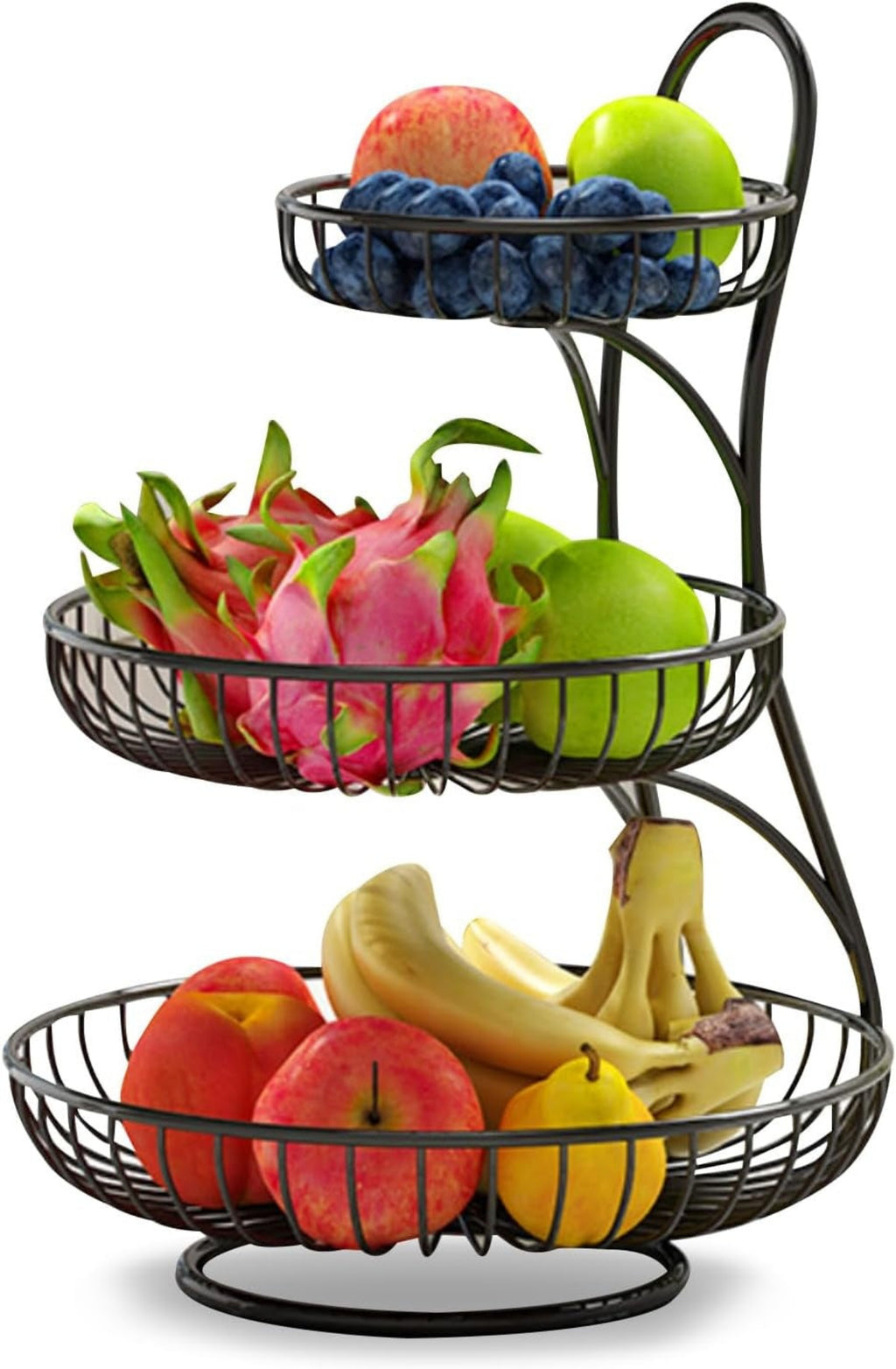 3-Tier Metal Fruit Tray