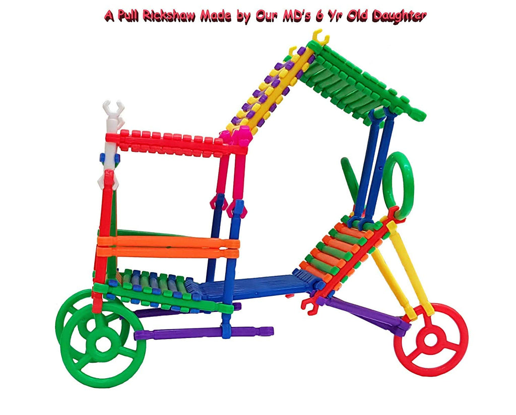 Interlocking DIY Stick Building Blocks