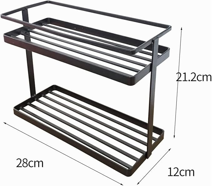 Compact Stainless Steel Spice Rack
