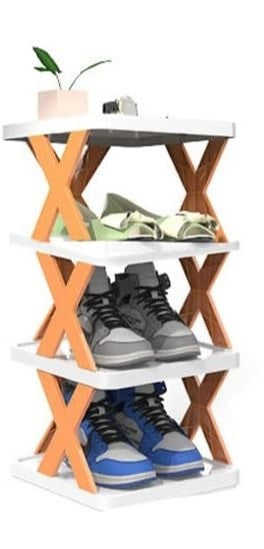 Slim Foldable Shoe Rack