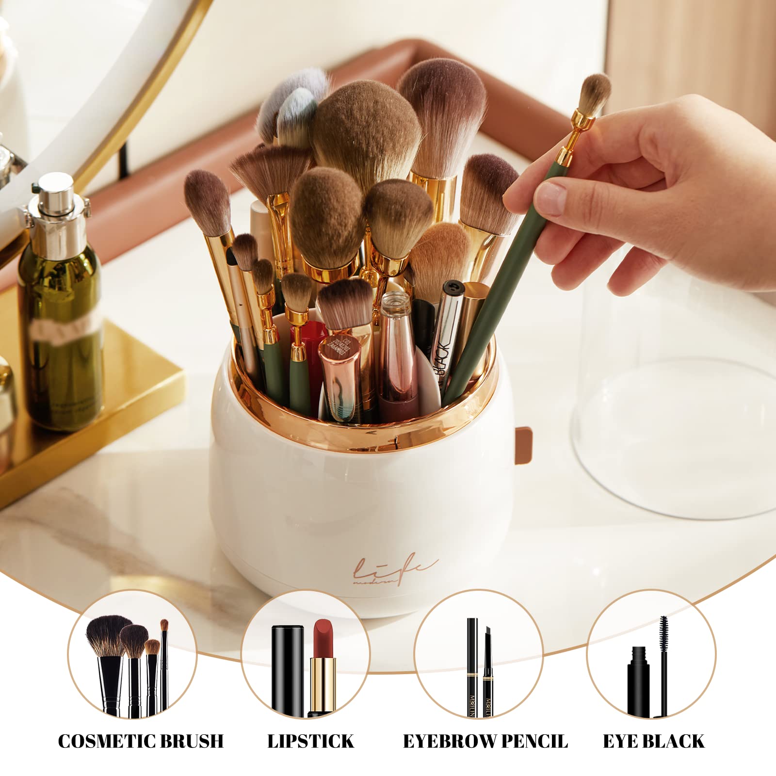 GlowDome Vanity Organizer
