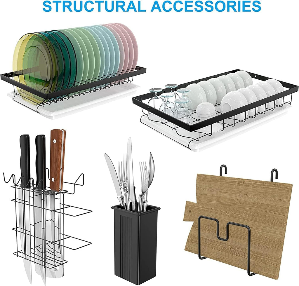 2-Tier Stainless Steel Dish Drying Rack