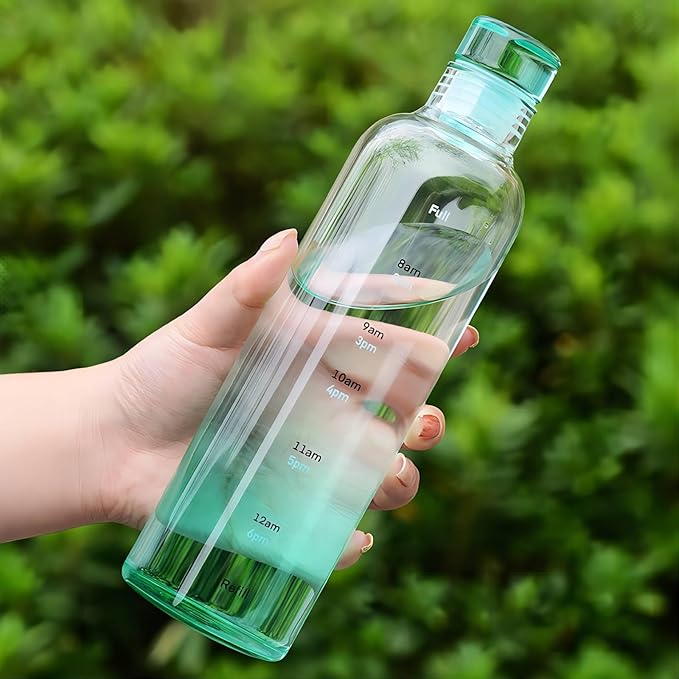 ٹائم مارکر کے ساتھ 500ml بڑی صلاحیت والی شیشے کی بوتل