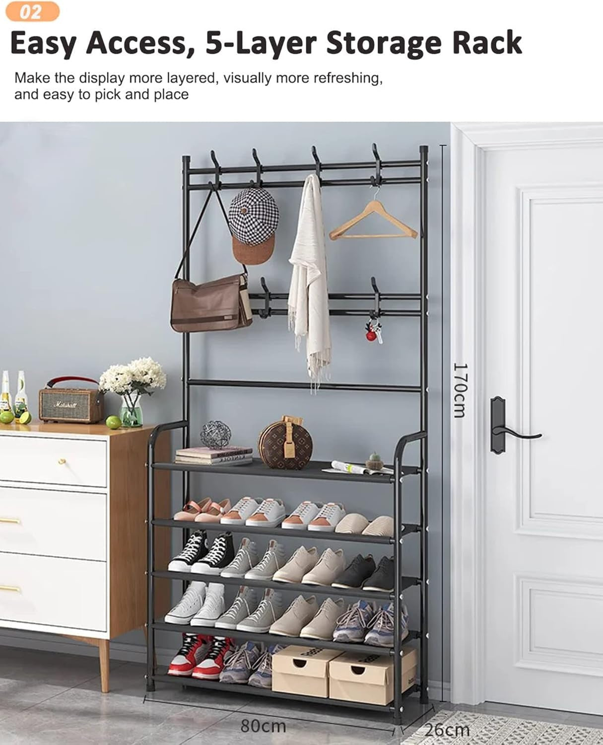 3-in-1 Hall Tree
