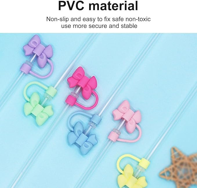 Bow Straw Covers Cap Toppers