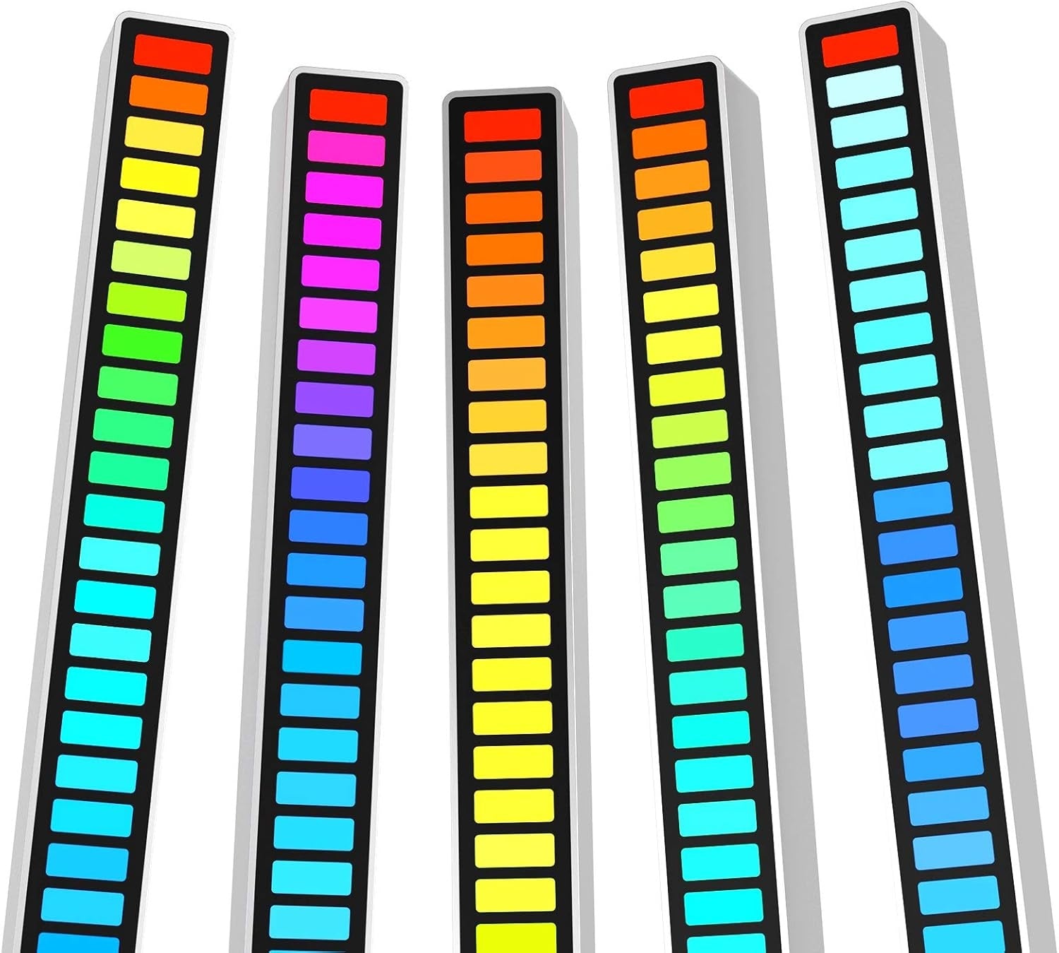 RGB Music Sound-Controlled Levels Light