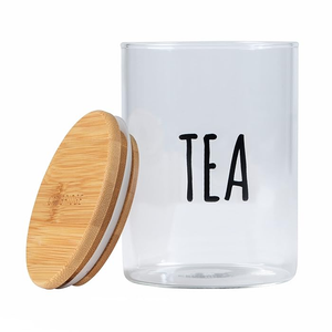 Glass Jar Set with Tray
