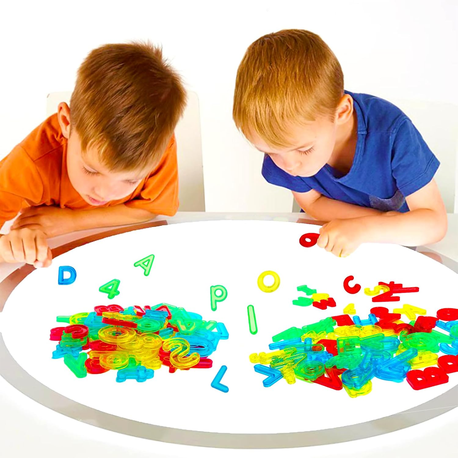 67-Piece Transparent Letters & Numbers Set | Educational Learning Tool for Kids 🌈🔤🔢