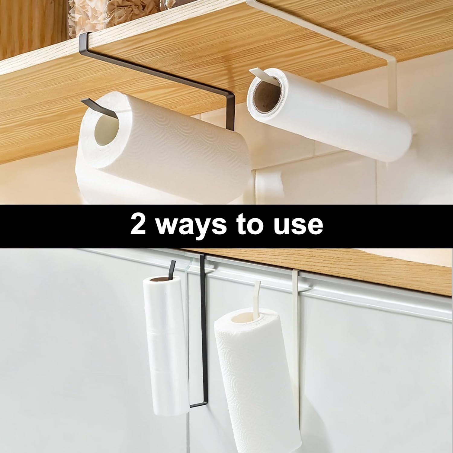 No-Drill Kitchen Roll Holder