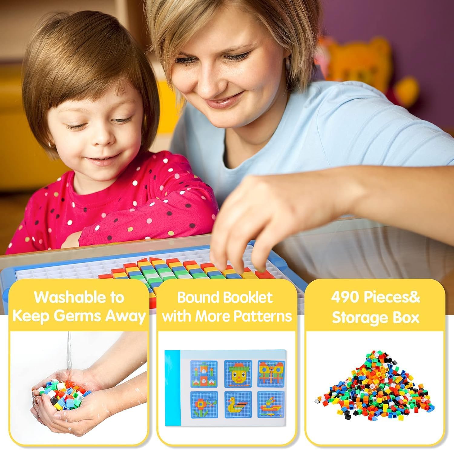 Mosaic Puzzle — 490 Pieces