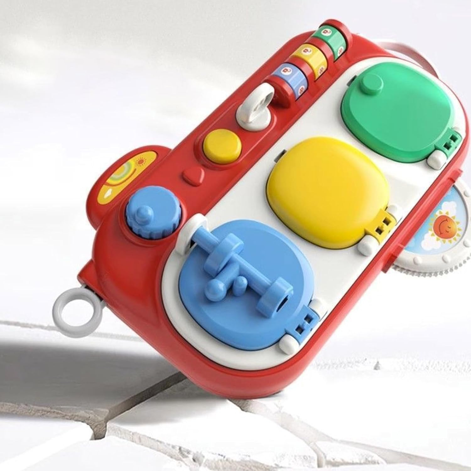 Red Sensory Educational Board