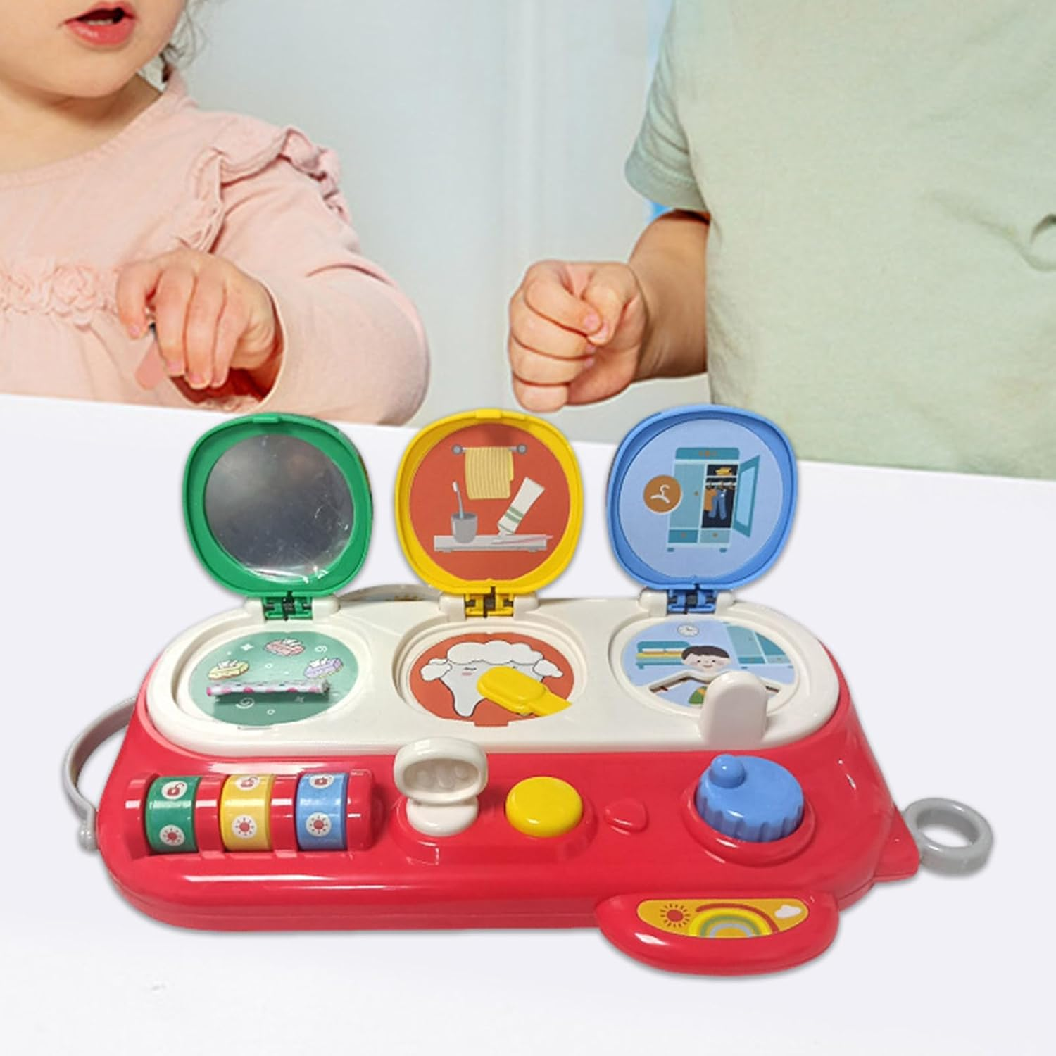 Red Sensory Educational Board