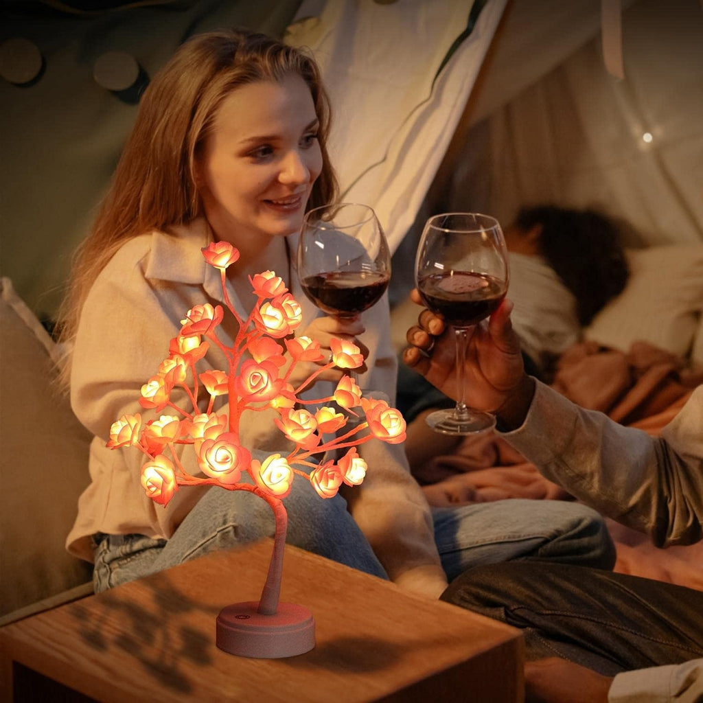 Forever Rose Tree Lamp