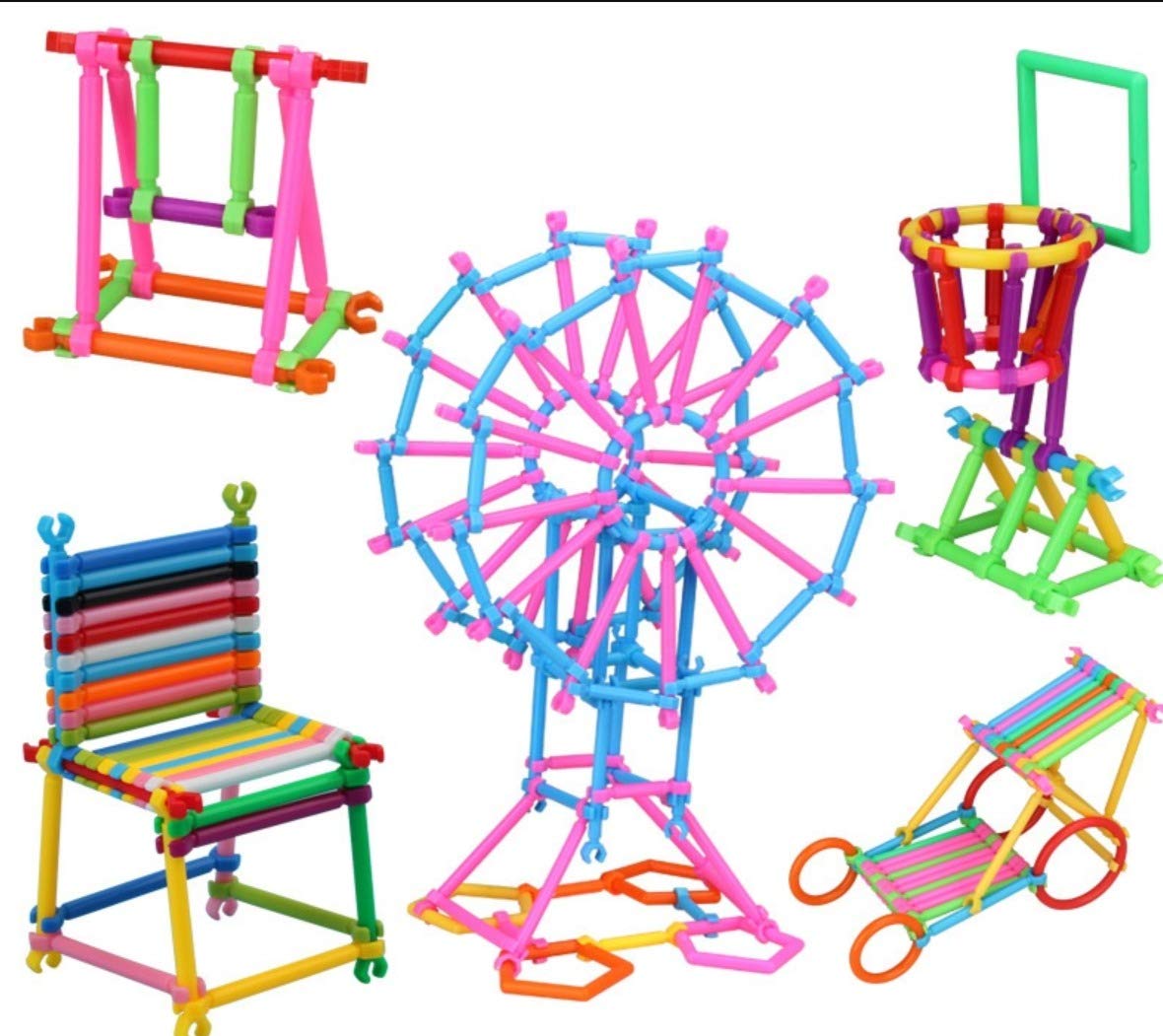 Interlocking DIY Stick Building Blocks