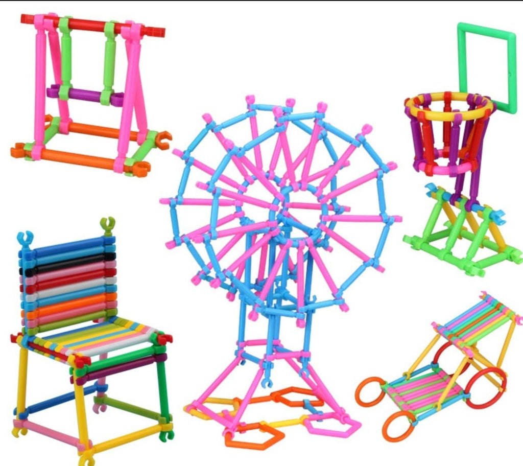 Interlocking DIY Stick Building Blocks