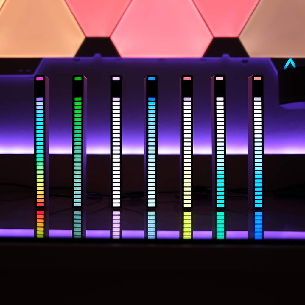 RGB Music Sound-Controlled Levels Light