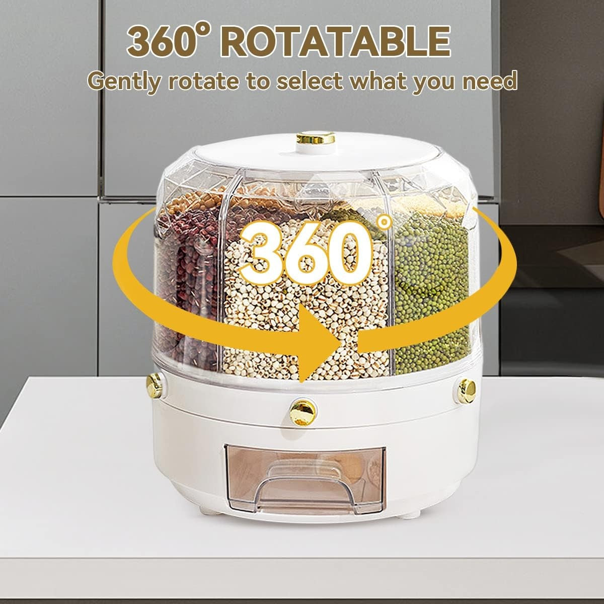 360° Rotating Food Dispenser