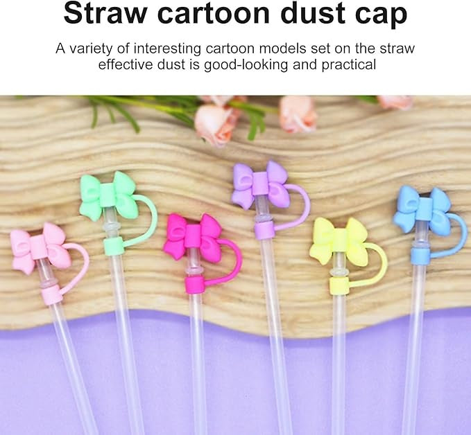 Bow Straw Covers Cap Toppers