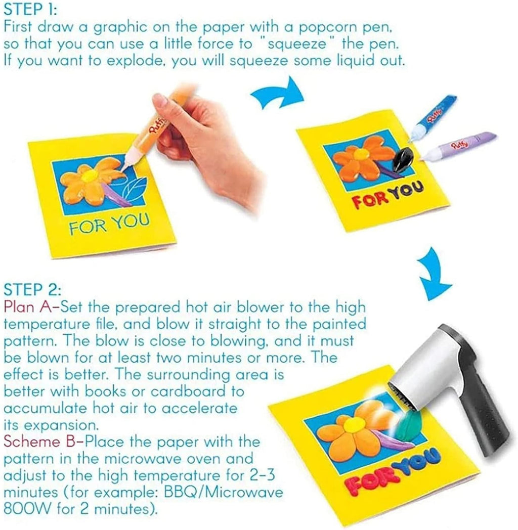 Popcorn Pens — Puffy Heat Art Markers – product view 10 of 10