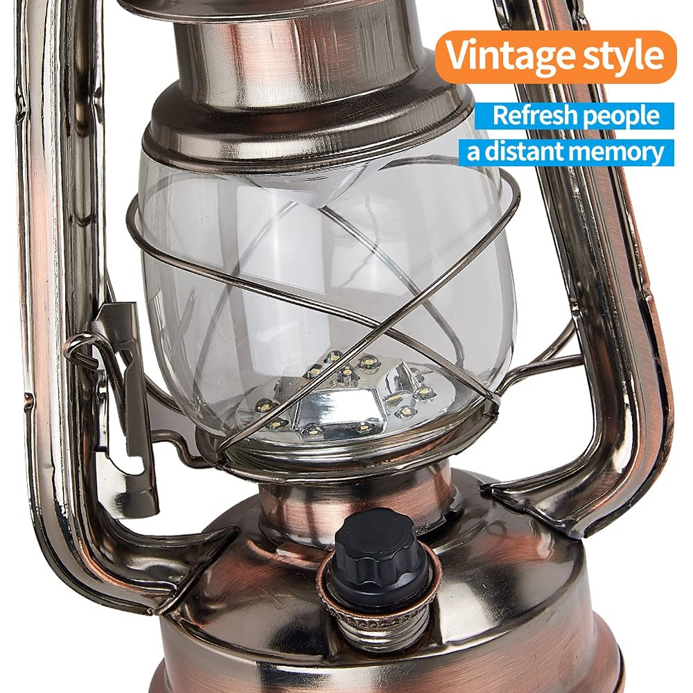 Rechargeable Vintage Hurricane Lantern