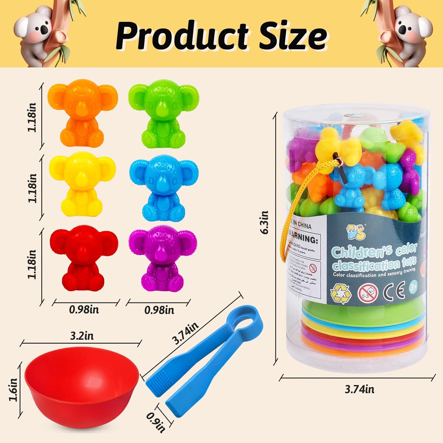 Counting Koalas Sorting Toy