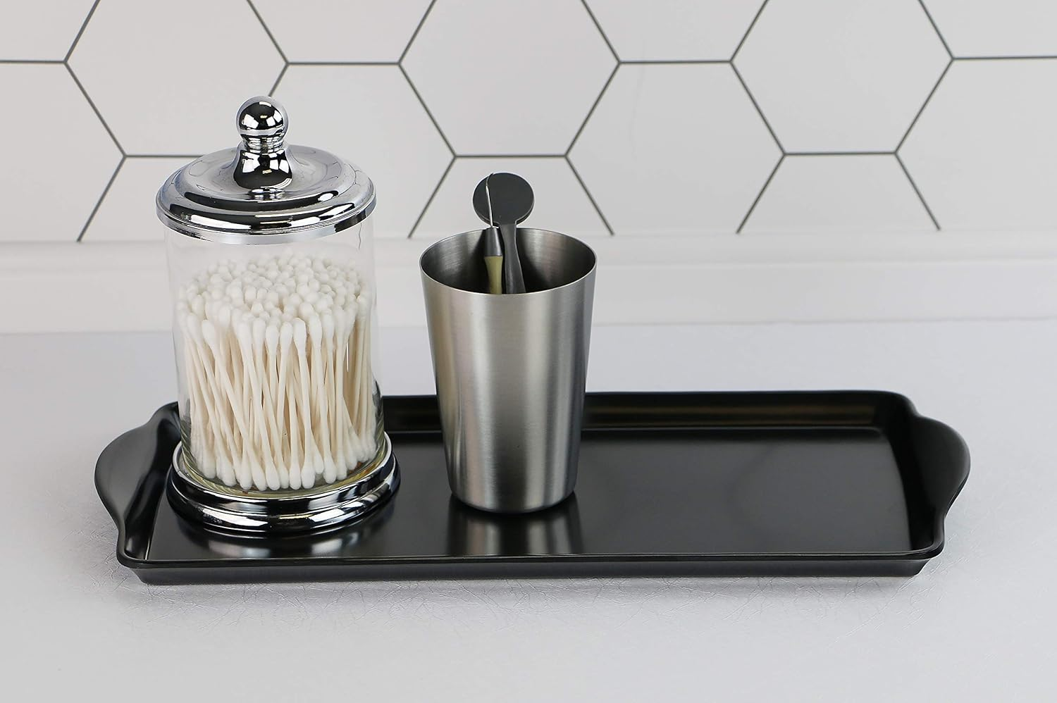 Elegant Black Ceramic Serving Platter – 36 CM