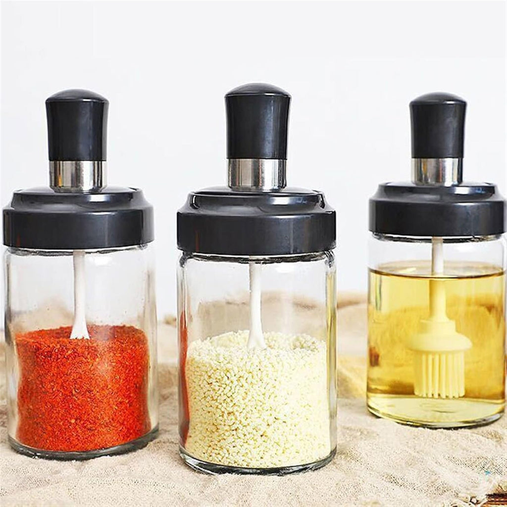 Glass Spice Jars with PP Lid