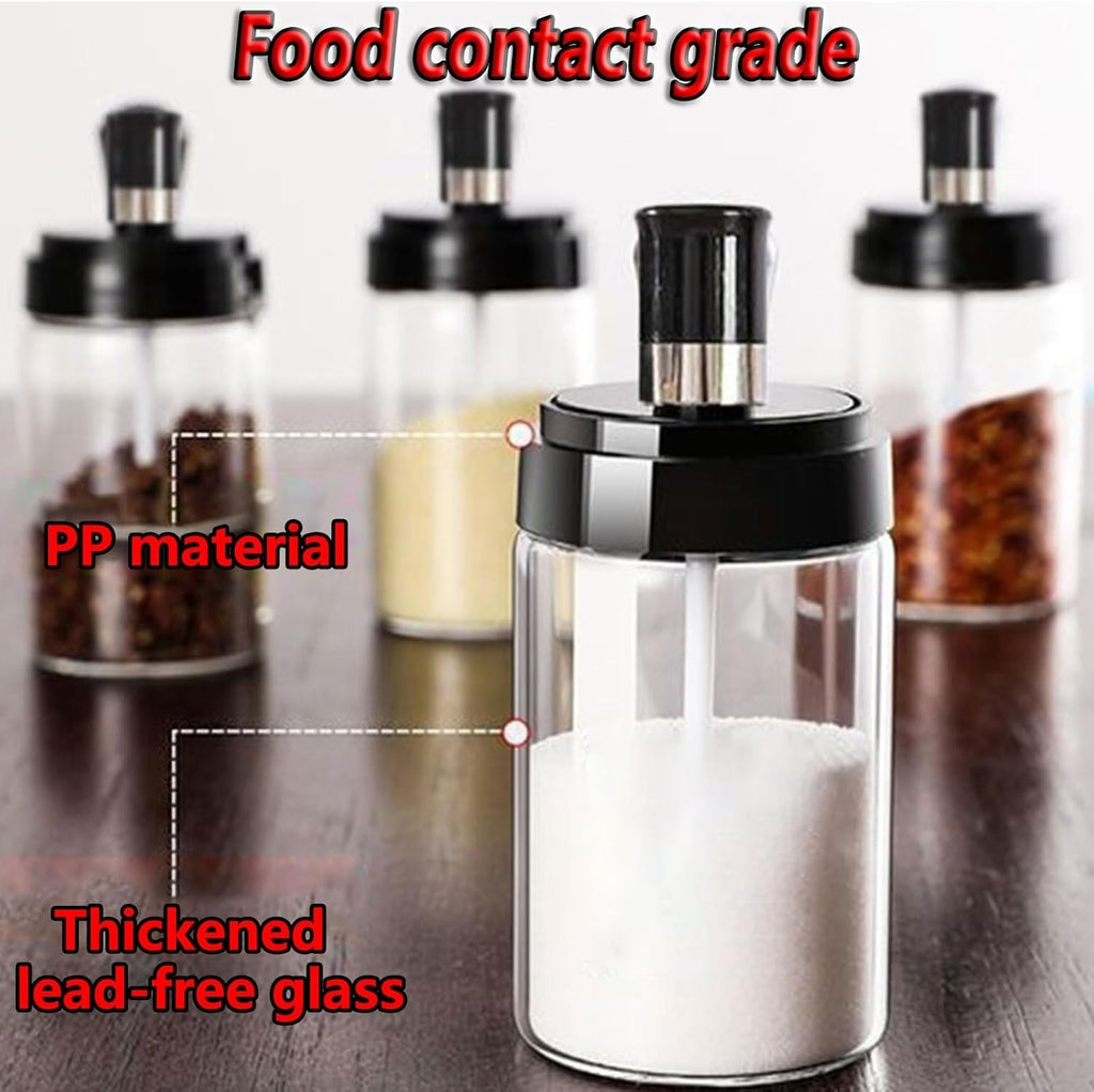 Glass Spice Jars with PP Lid