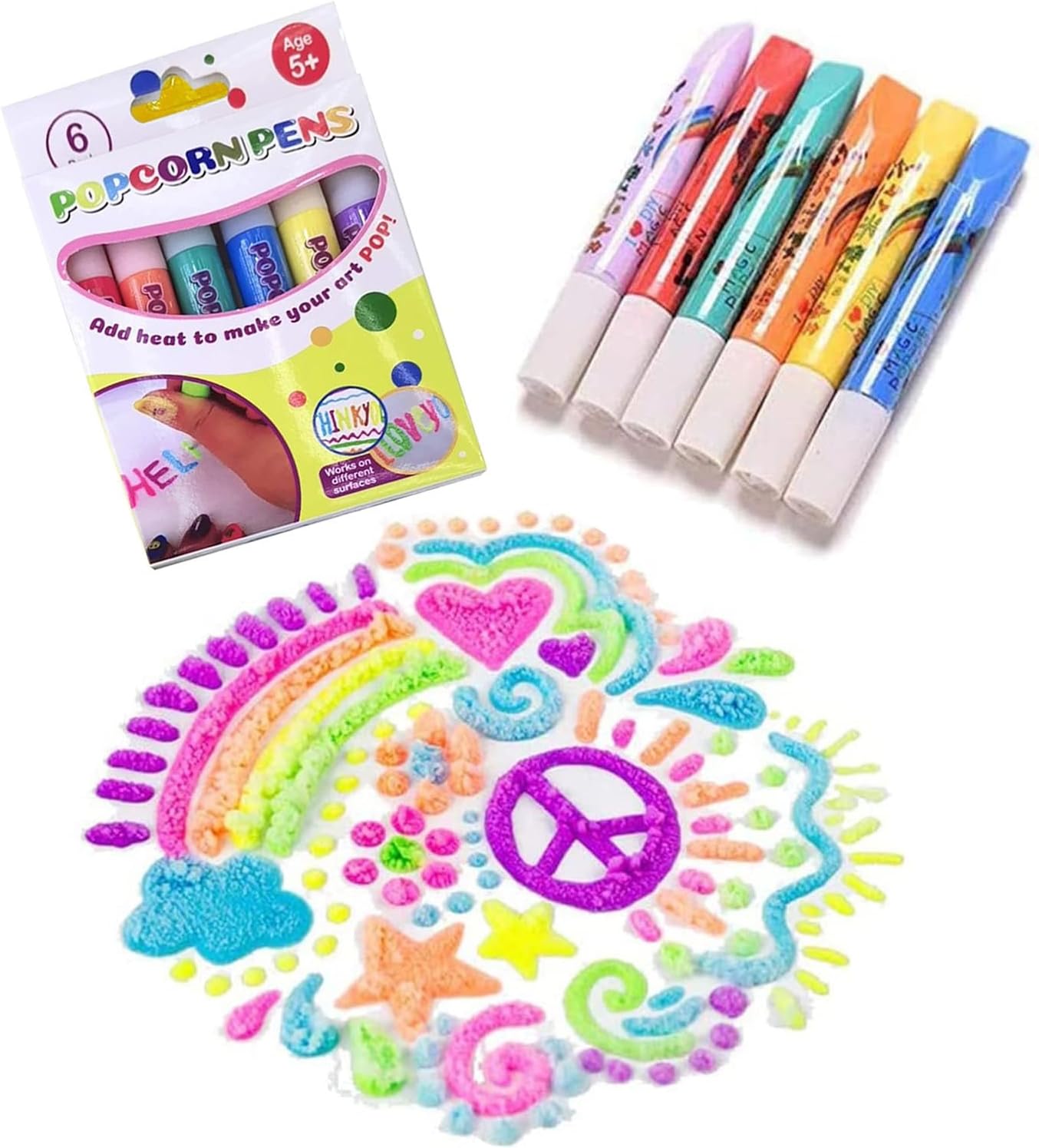 Popcorn Pens — Puffy Heat Art Markers – product view 3 of 10