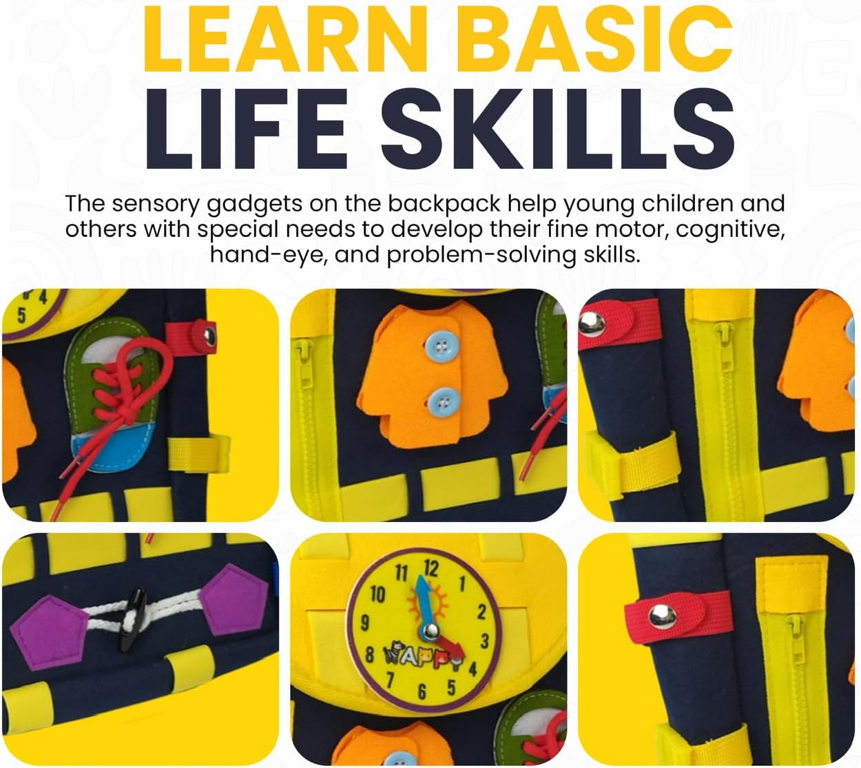 Montessori Sensory Backpack