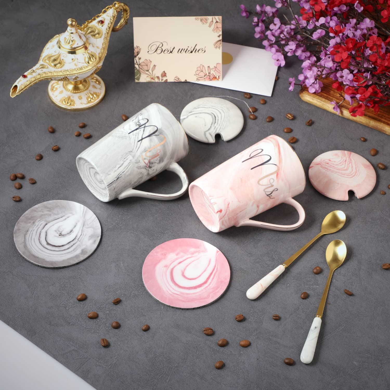 Mr & Mrs Ceramic Mug Set