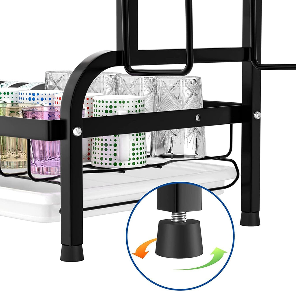 2-Tier Stainless Steel Dish Drying Rack