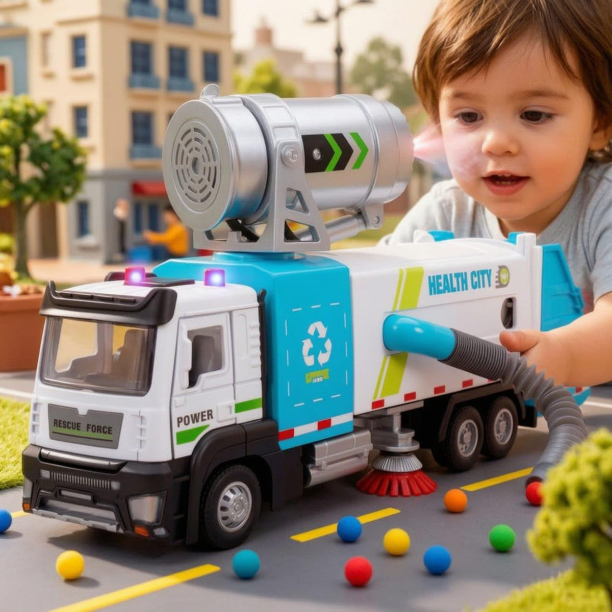 Die-Cast Sanitation Truck
