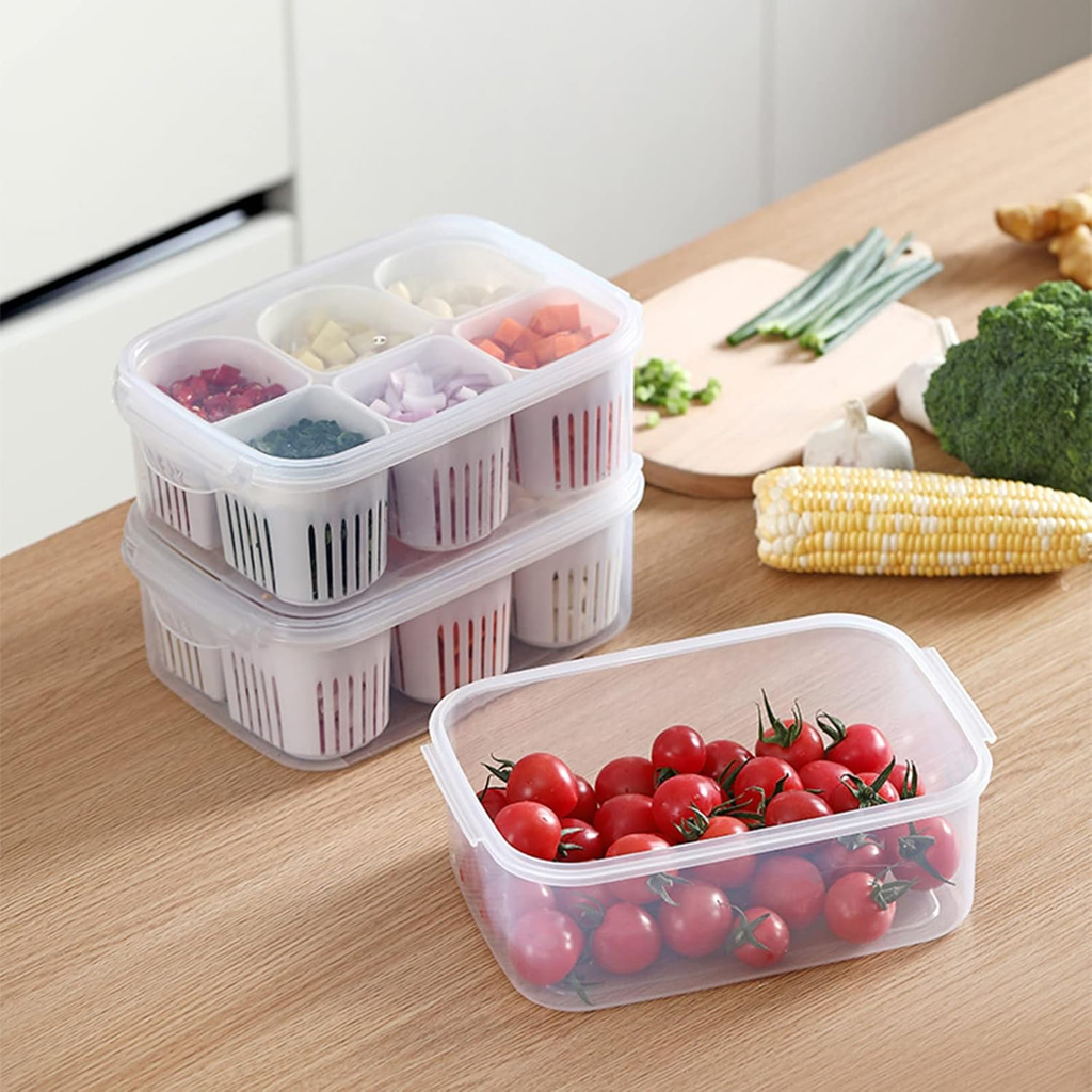 7-Piece Airtight Food Storage Container Set