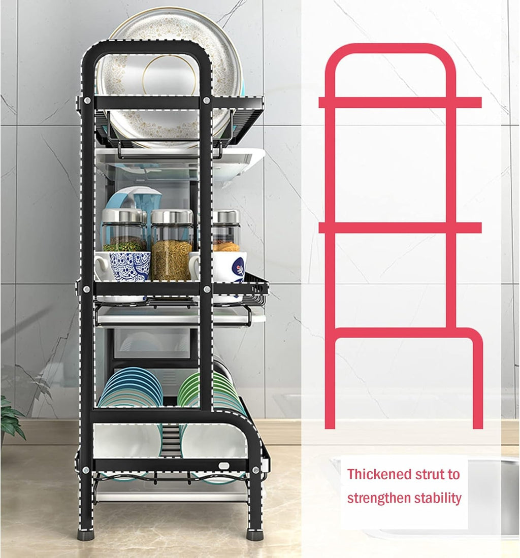 3-Tier Stainless Steel Dish Drying Rack