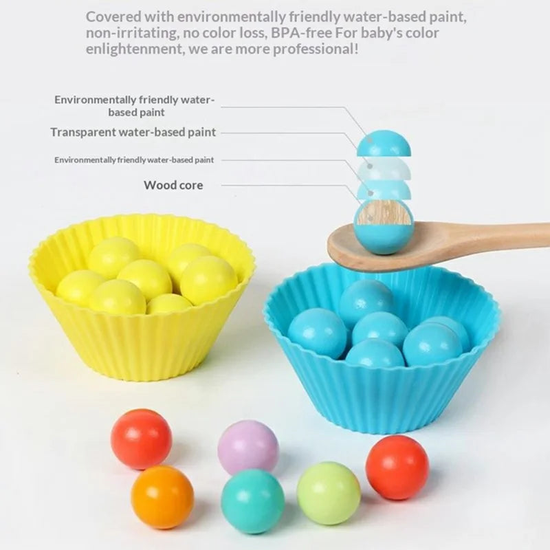 Montessori Bead Holder — Clip & Sort Board