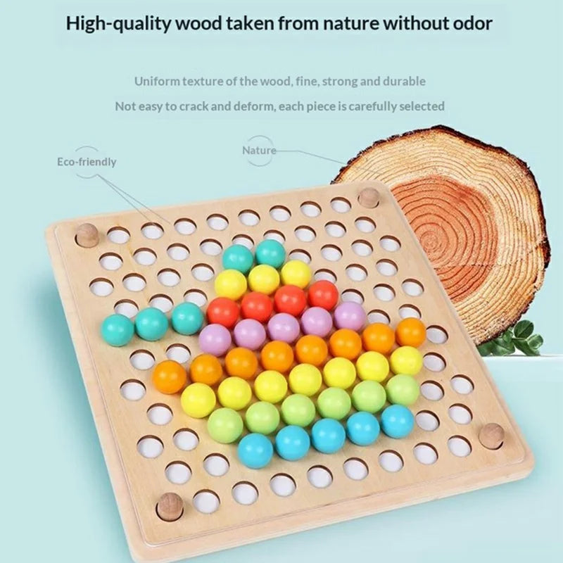 Montessori Bead Holder — Clip & Sort Board