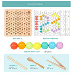 Montessori Bead Holder — Clip & Sort Board