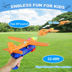 Rocket Shooting — Foam Plane Launcher shown in detail – interactive & musical toys for kids