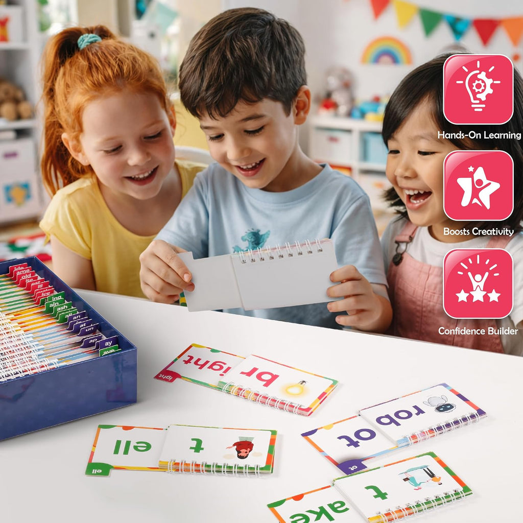 Read & Rhyme Phonics Flip Books — 30 Pack
